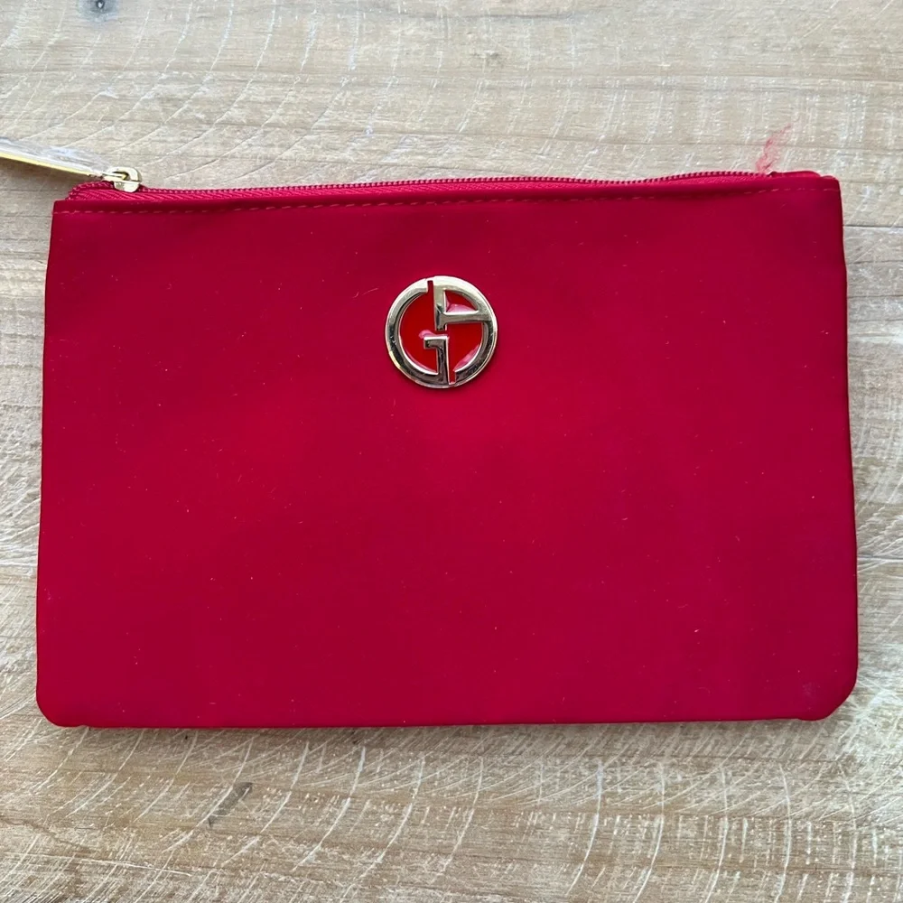 New Giorgio Armani Satin Cosmetic Bag